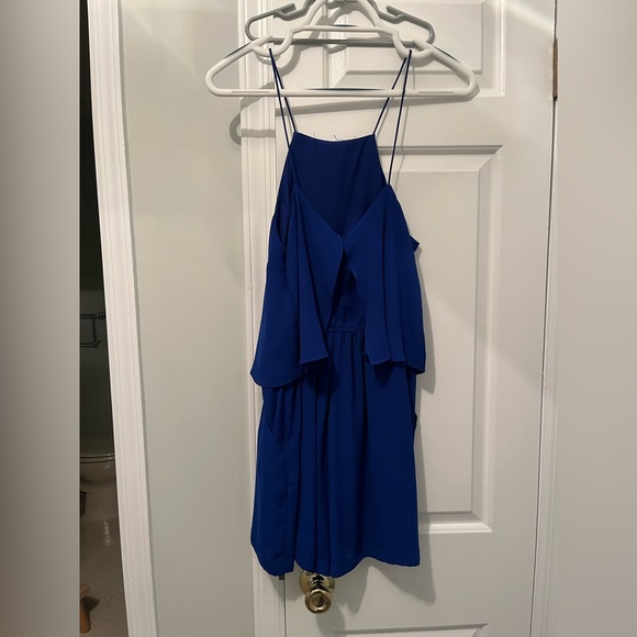 Express Other - Express blue romper with pockets